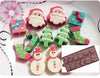 Chocolate Mould Socks, Tree, Umbrella Christmas Series Shapes Silicone 12 Cavity