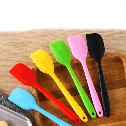 Big Silicone Spatula and for Cake Mixer, Cooking, Baking and Glazing(Multicolour, Standard Size)- 1Pc-11Inch