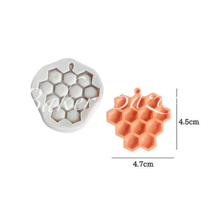 Fondant Mould Honey Bee Hive Shape- Silicone Fondant Clay Marzipan Mould