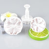 5 Heart's Flower Shape Plunger Cutter Set Of 3 Pcs - SugarCraft Fondant Plunger Cutter Cake Decorating DIY Tool.