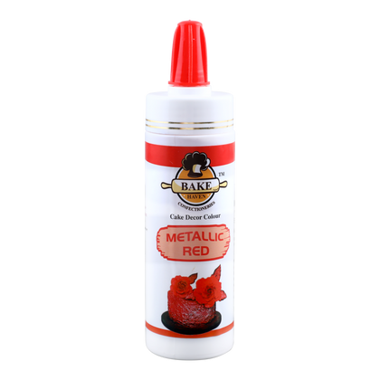 Bake Haven Cake Decor Metallic Spray Powder Colour - Metallic Red - 25g