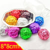 Aluminium Cut Foil Chocolate Wrapper 8cm*8cm - Silver Color Pack of 200pc