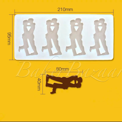 Silicone Garnishing Sheet,Garnishing Couple Mould Style 22
