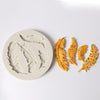 Fondant Mould 4 Feathers Shape New - Silicone Fondant Clay Marzipan Mould.