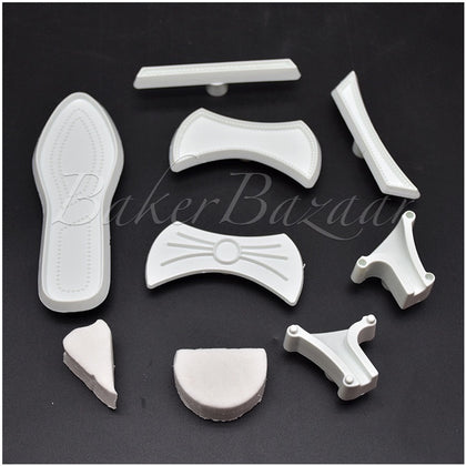 High Heel Stiletto Cutter Set - SugarCraft Fondant Cutter Cake Decorating DIY Tool.