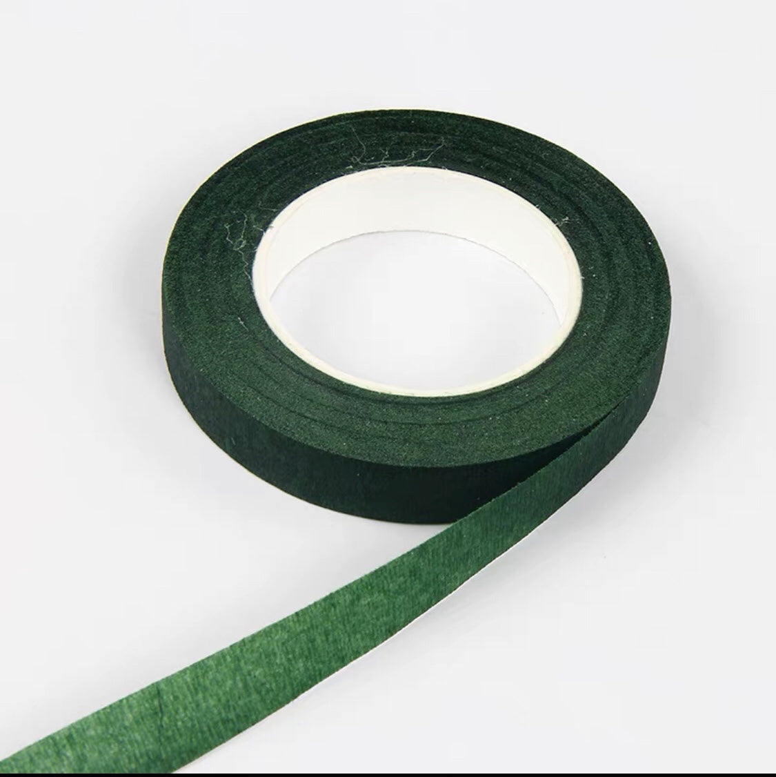 Cake Decor Artificial Flower Floral Tape, Wrapping Florist Tape – Dark Green. - 1 Roll