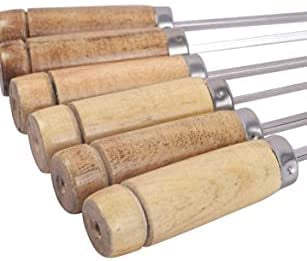 Barbeque Skewers Square Shape Stick 8 inch