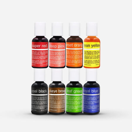 Chefmaster LIQUA-GEL® 8 Color Kit 20ml Food Coloring