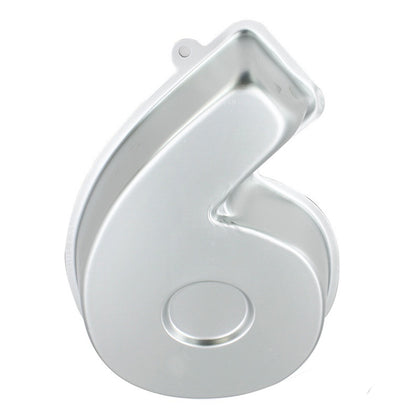 Aluminium Numeric Moulds For Cake Baking Mould Shape No.6