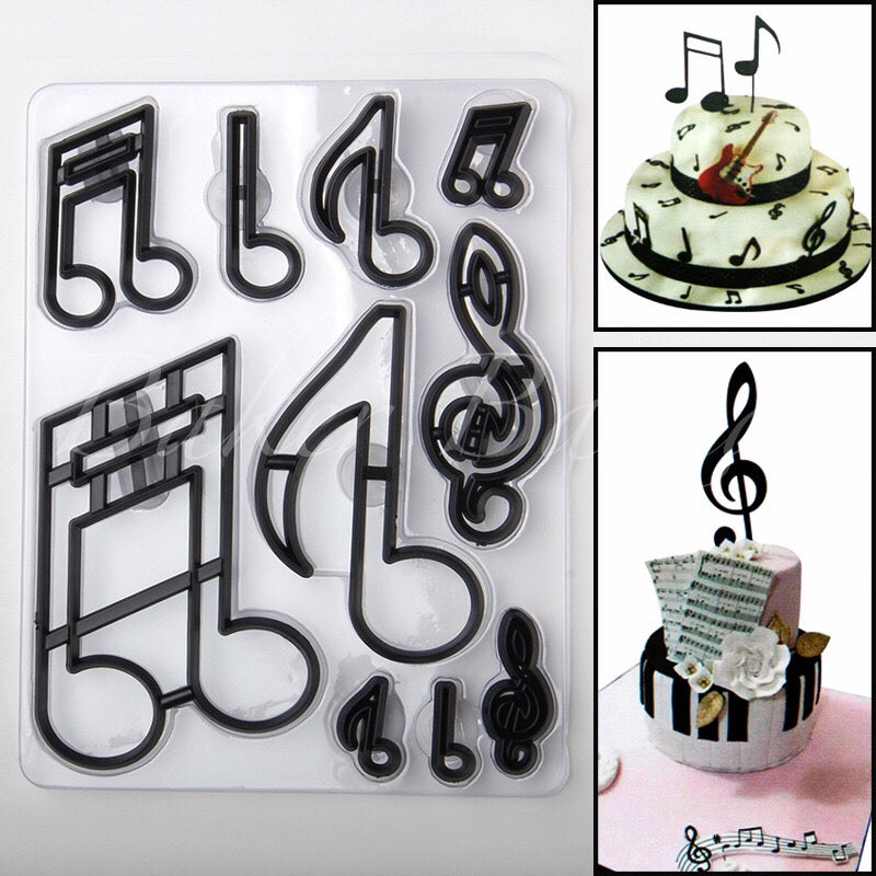 Musical Nodes Cutter - SugarCraft Fondant Cutter Cake Decorating DIY Tool.