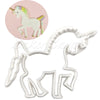 Unicorn Shape Cutter - SugarCraft Fondant Cutter Cake Decorating DIY Tool.