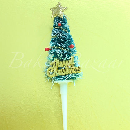 Christmas Tree Cake Decorating Topper 1 Figure - Plastic Gift Toy Topper