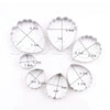 Petal Cutter Peony Biscuit Mould Cookie Mould Set Sugar Arts Fondant Cake Decoration
