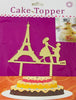 Acrylic Cake Topper or Silhouette - Design 3-7 Inch - Golden
