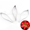 Petal Cutter Amaryllis Bakeware Mould Biscuit Mould Cookie Mould Set Fondant Cake Decoration