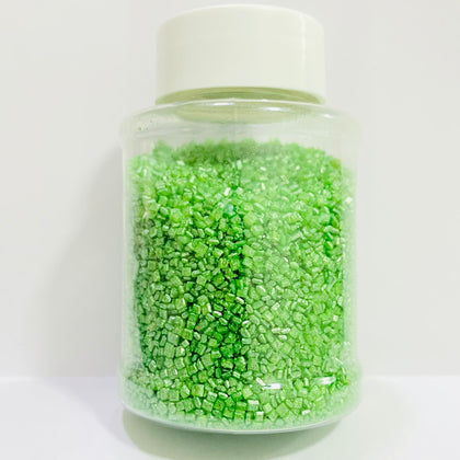 Sugar Crystal Emerald Green 125g