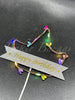 LED Star Happy Birthday Cake Topper - Cake Decorating Topper - Bronze