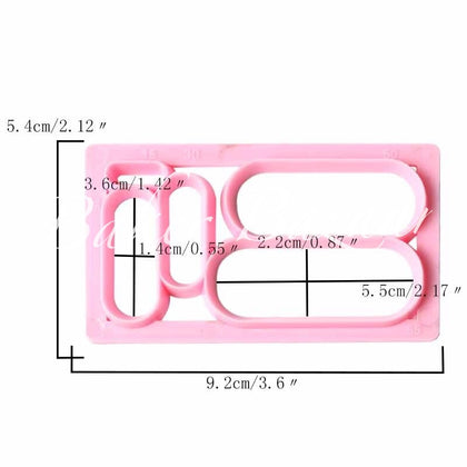 Geometrical Biscuit Shape Fondant Quilt Mold Biscuit Mold Cookie Cutter For Cupcake Decoration