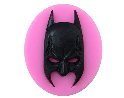 Fondant Mould Batman Mask Shape - Silicone Fondant Clay Marzipan Mould.
