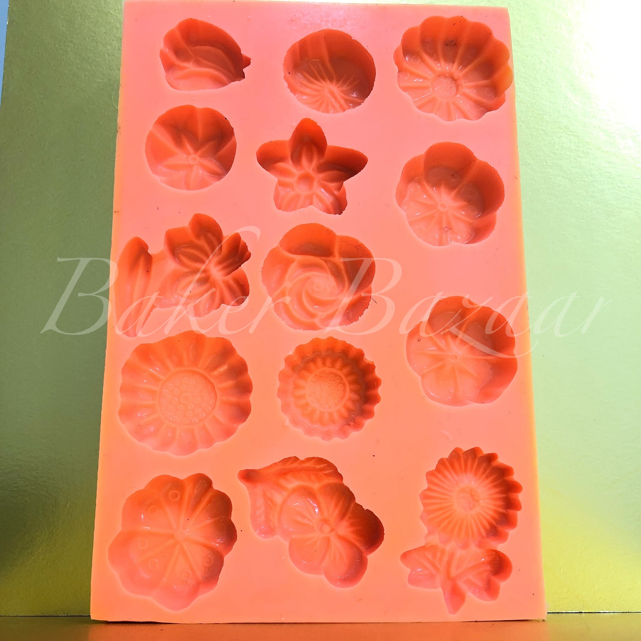 Marzipan Mould No.4 - Silicone Fondant Clay Marzipan Mould - Christmas Special