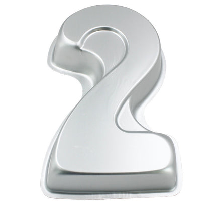 Aluminium Numeric Moulds For Cake Baking Mould Shape No.2