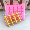 Fondant Mould Small Fence Shape- Fondant Clay Marzipan Mould.