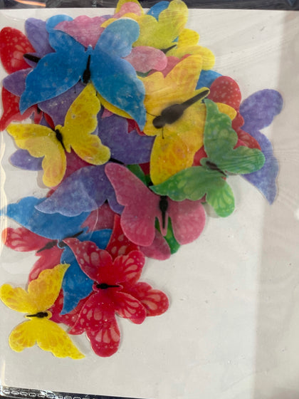 Edible Butterfly Wafer Paper MULTI