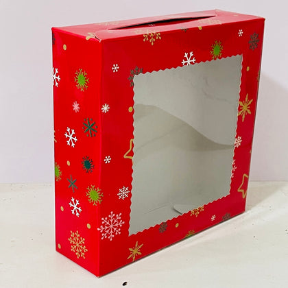 Festive Chocolate/Cookie box - Square 14.5*14.5*4.5 CM