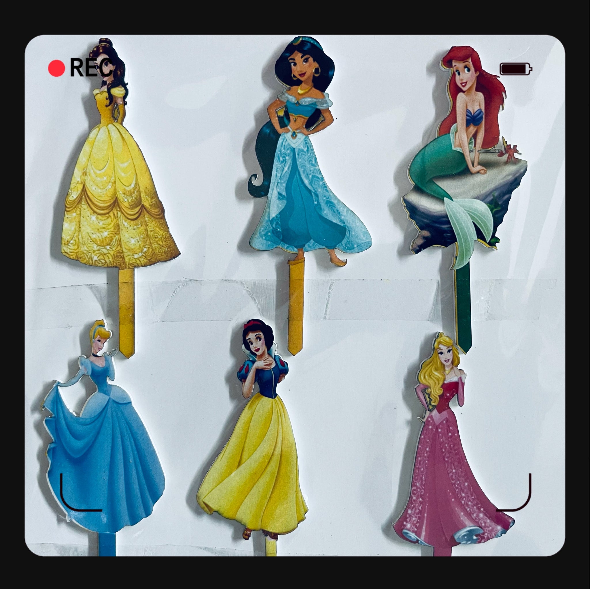 Cartoon Characters Cake Toppers  Disney Princess